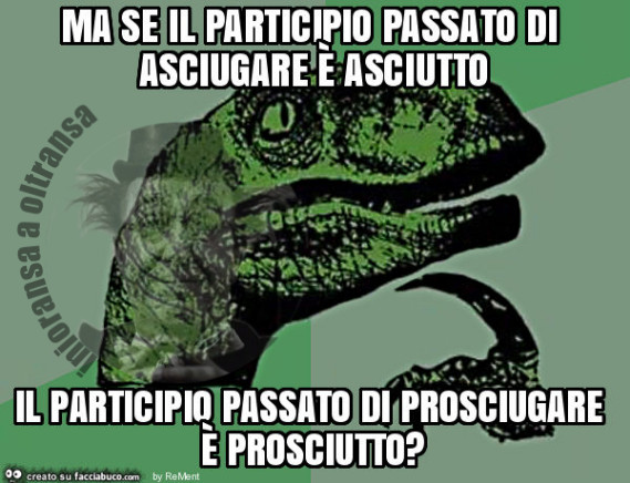 Participio passato di prosciugare