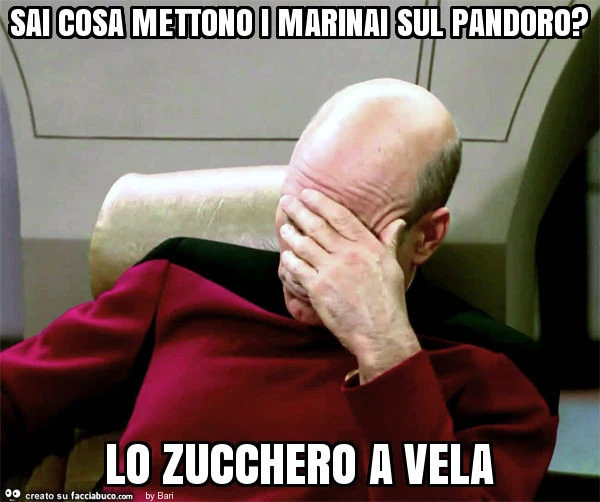 Sai cosa mettono i marinai sul pandoro? Lo zucchero a vela