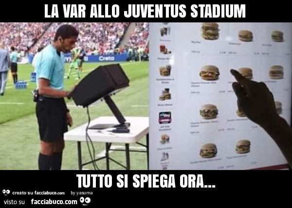 La var allo juventus stadium tutto si spiega ora