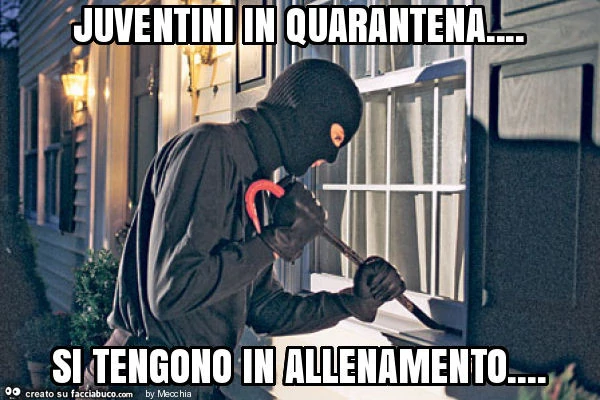 Juventini in quarantena&hellip; si tengono in allenamento