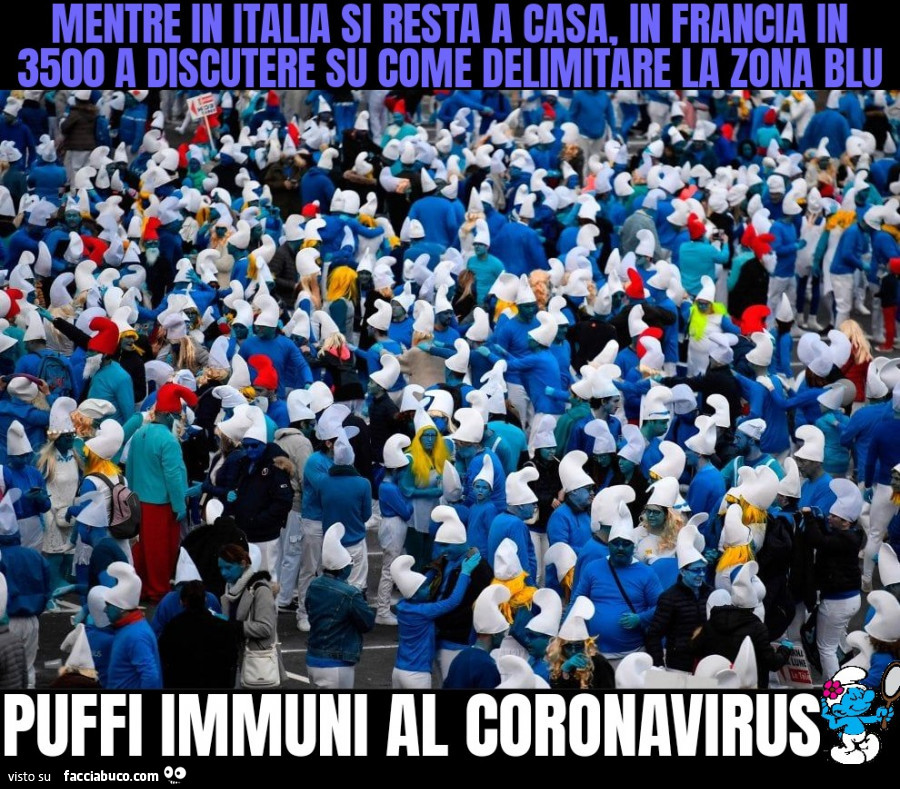 Coronavirus Francia puffi