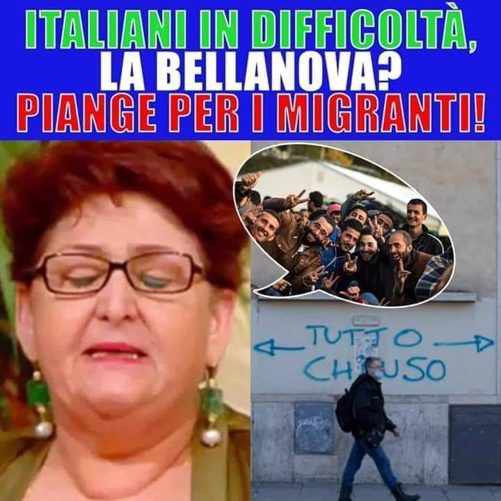 Ministro Bellanova piange per i migranti