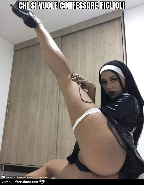 Chi si vuole confessare figlioli