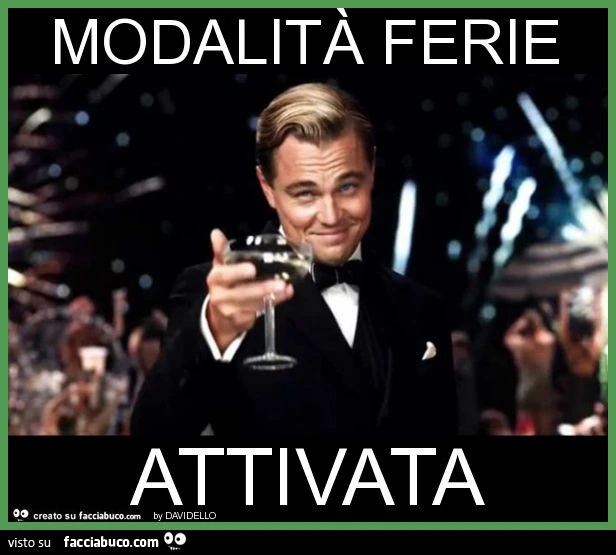 Modalità ferie attivata