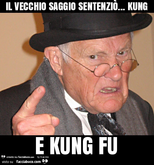 Il vecchio saggio sentenziò&hellip; kung e kung fu