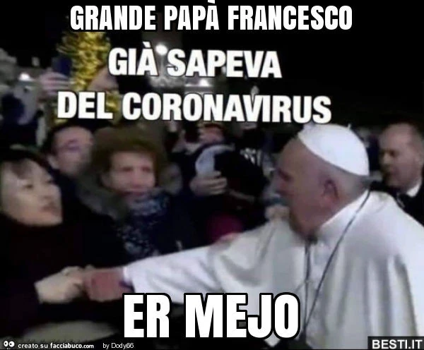Grande papà francesco er mejo