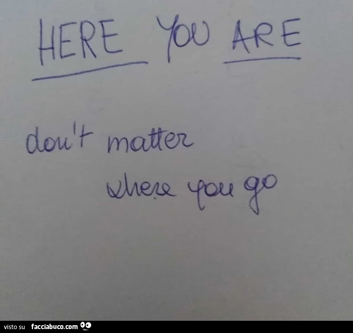 Here you are