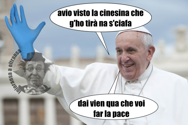 Lo schiaffo alla cinese del papa