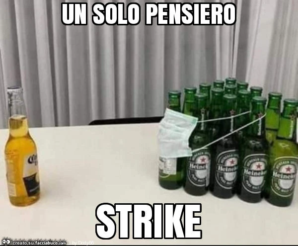 Un solo pensiero strike