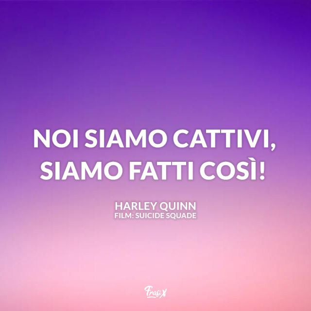 Noi siamo cattivi siamo fatti cosi