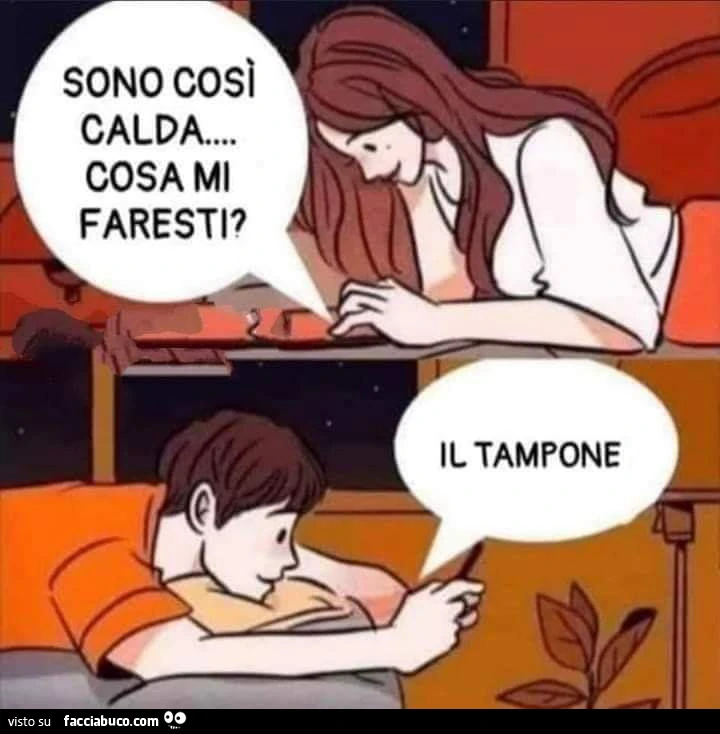Sono calda cosa mi faresti?
