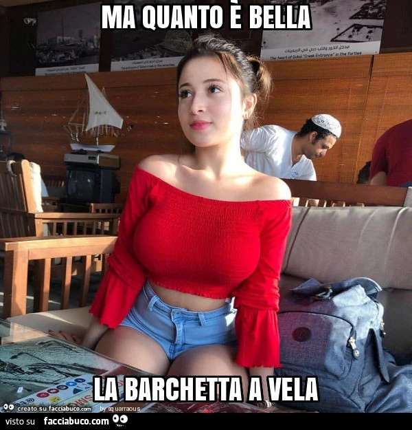 Ma quanto è bella la barchetta a vela