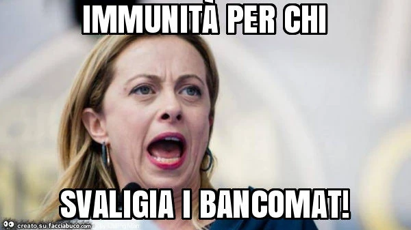 Immunità per chi svaligia i bancomat