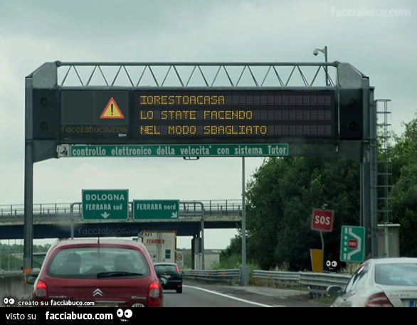 #Iorestoacasa lo state facendo nel modo sbagliato