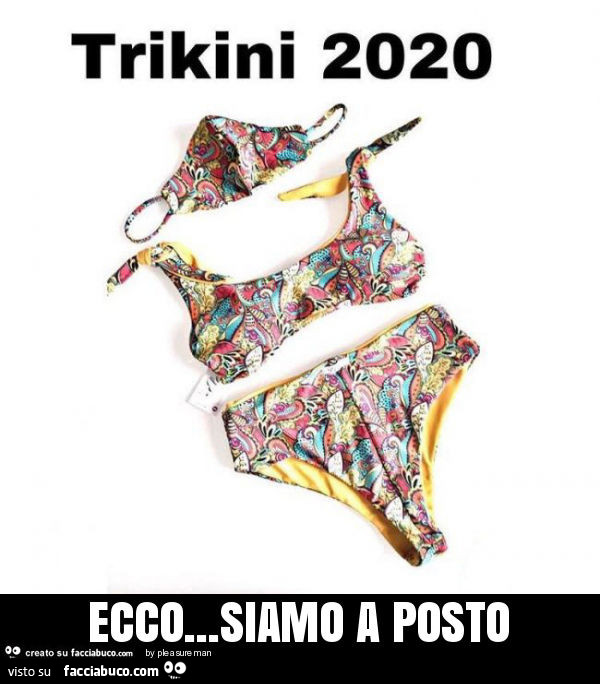 Ecco… siamo a posto