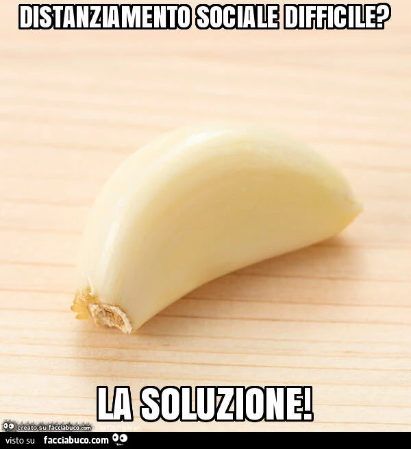 Distanziamento sociale difficile? La soluzione