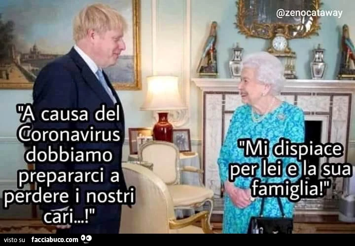 A causa del coronavirus dobbiamo prepararci a perdere i nostri cari. Mi dispiace per lei e la sua famiglia