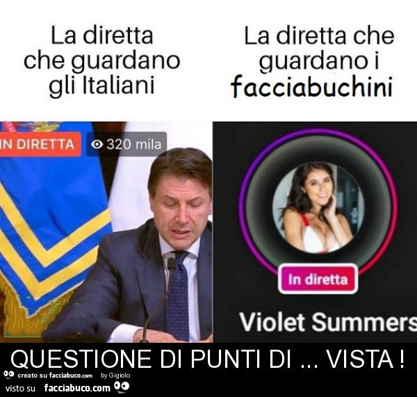 Questione di punti di… vista