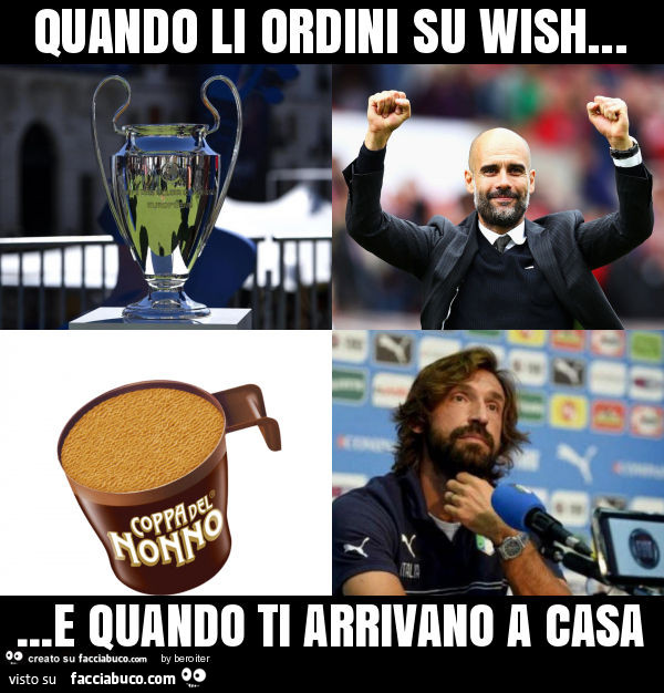 Quando li ordini su wish… e quando ti arrivano a casa