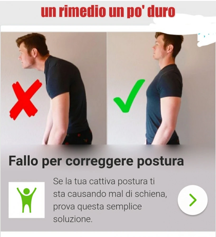 Rimedio un po' duro