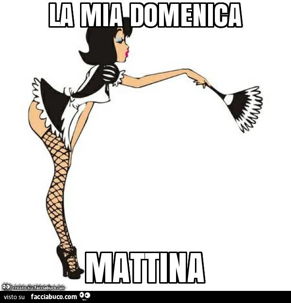 La mia domenica mattina