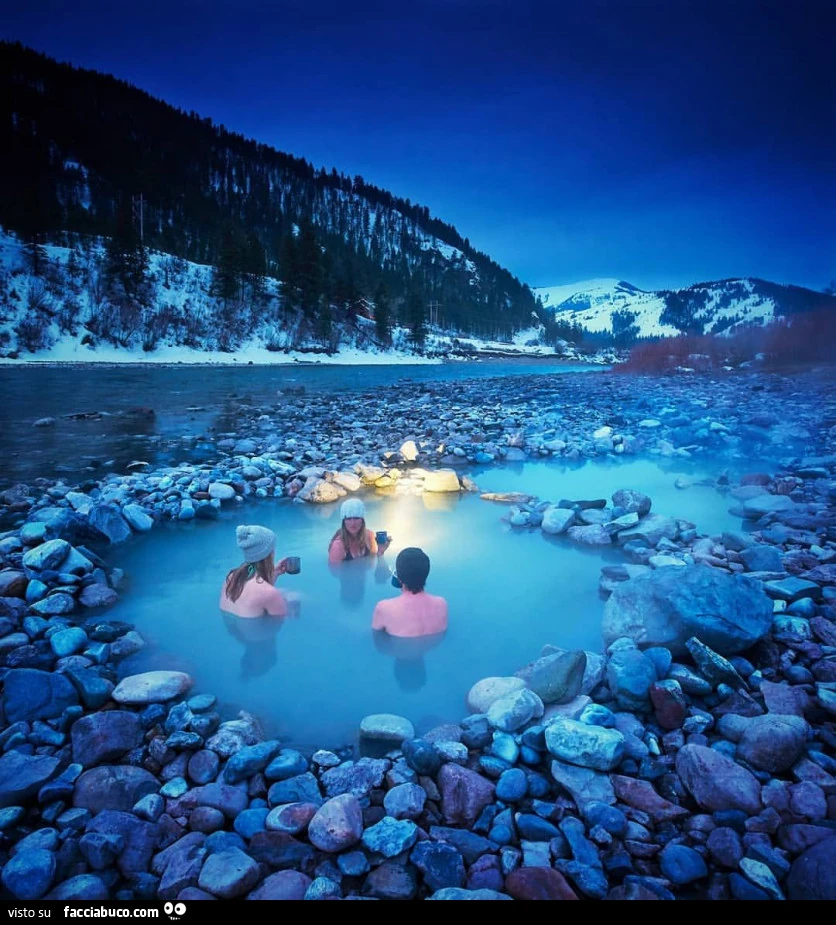 Relax dentro al laghetto alpino