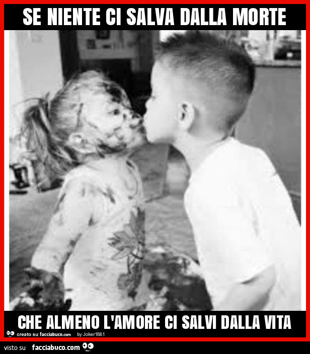 L'amore ci salva.