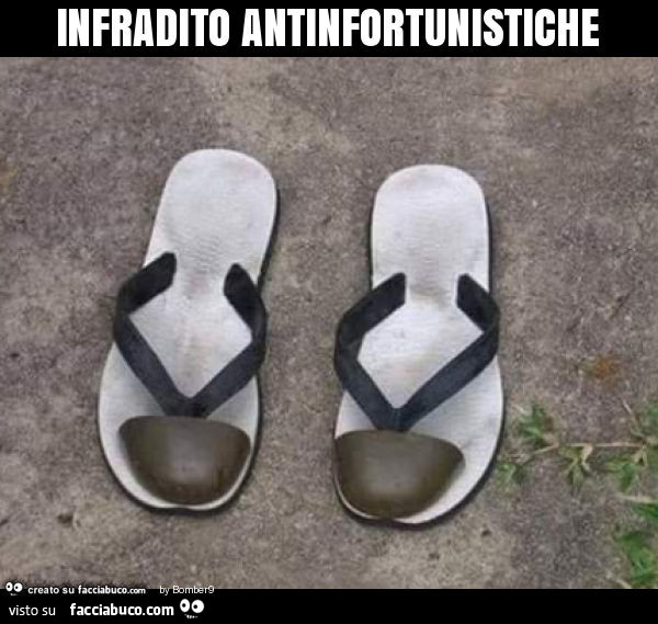 Infradito antinfortunistiche - Facciabuco.com