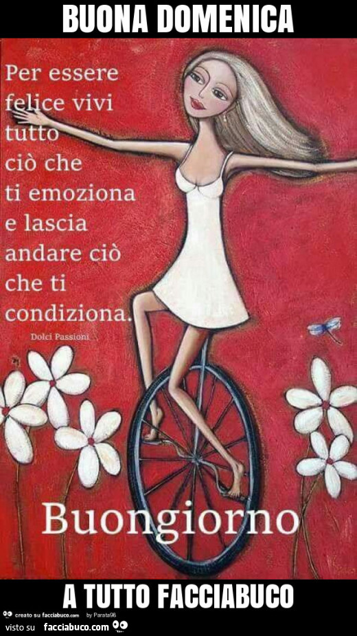 Buona domenica a tutto facciabuco