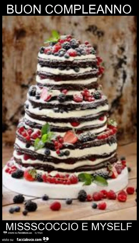 Buon compleanno missscoccio e myself