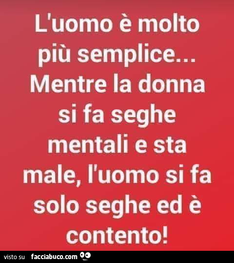 T-Shirt Uomo Scollo V 'Troppe Seghe Mentali Fanno Male' - Maglietta Divertente In Cotone
