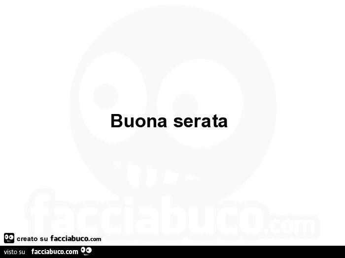 Buona serata
