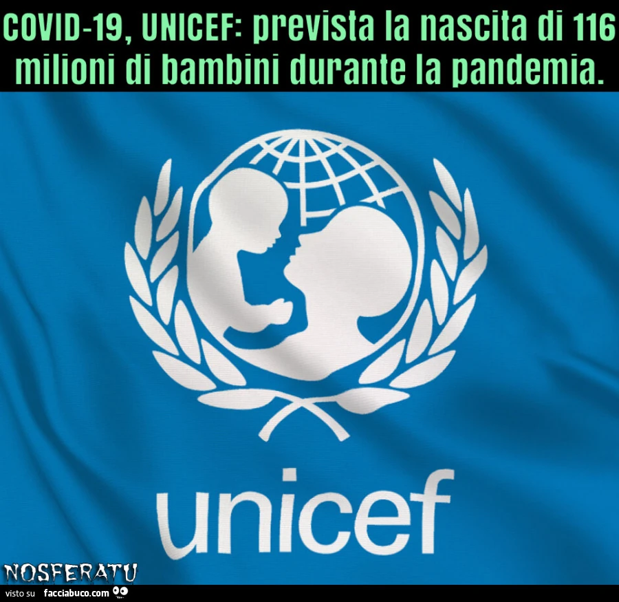 Prevista la nascita di 116 milioni di bambini durante la pandemia