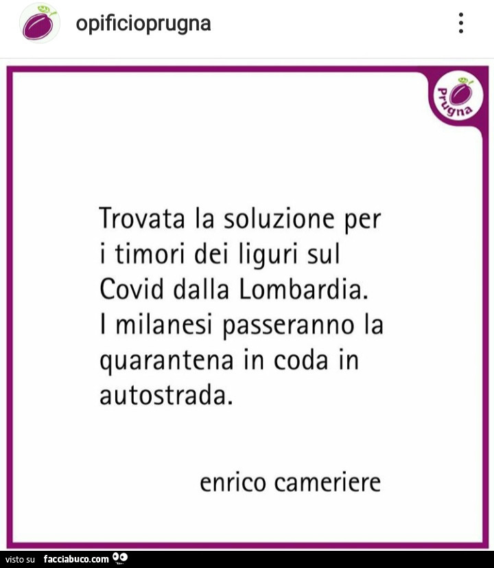Trovata la soluzione per i timori dei liguri sul covid dalla lombardia. I milanesi passeranno la quarantena in coda in autostrada