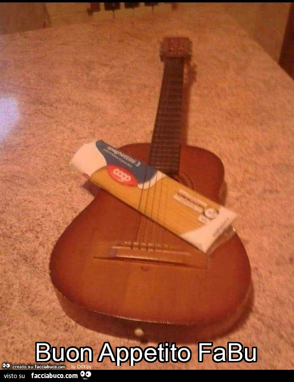 Buon appetito fabu con pasta alla chitarra