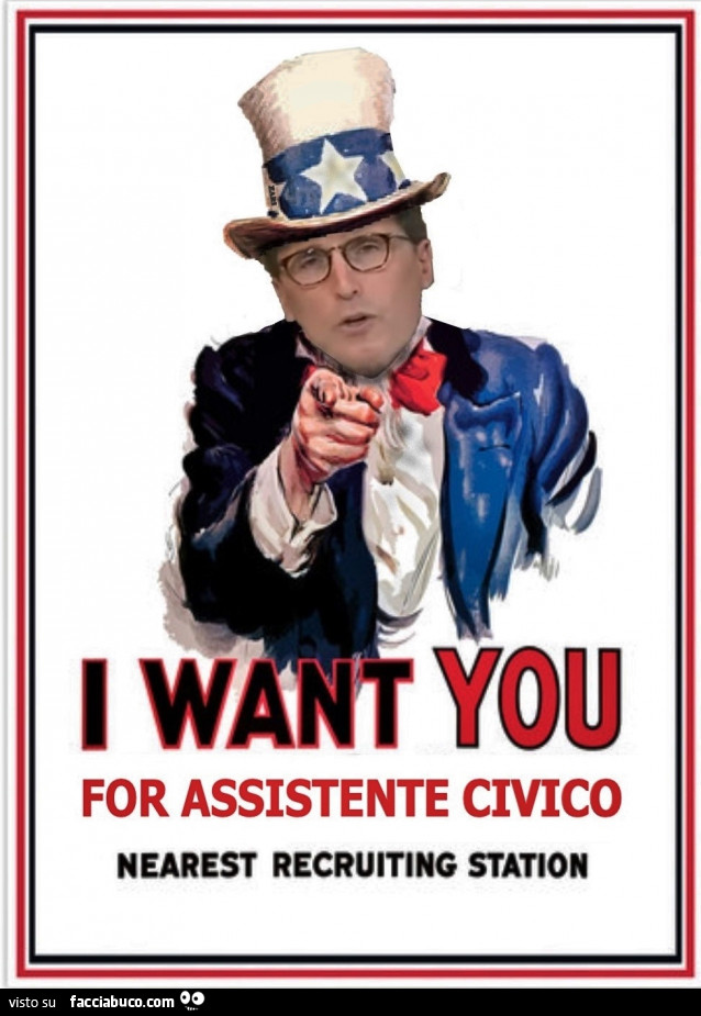 Assistente civico e Francesco Boccia