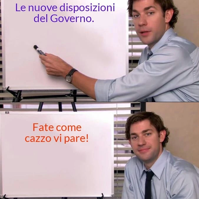Nuove disposizioni del governo