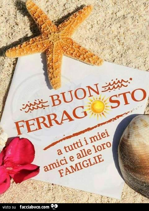 Buon Ferragosto A Tutti Vaccata Pubblicata Da Biricchino79 Facciabuco Com