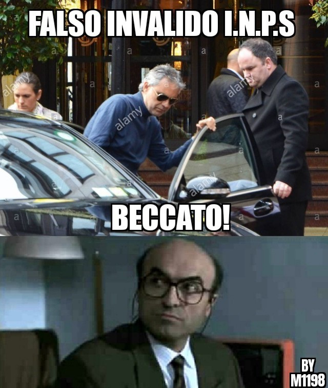 Bocelli Andrea invalido Inps