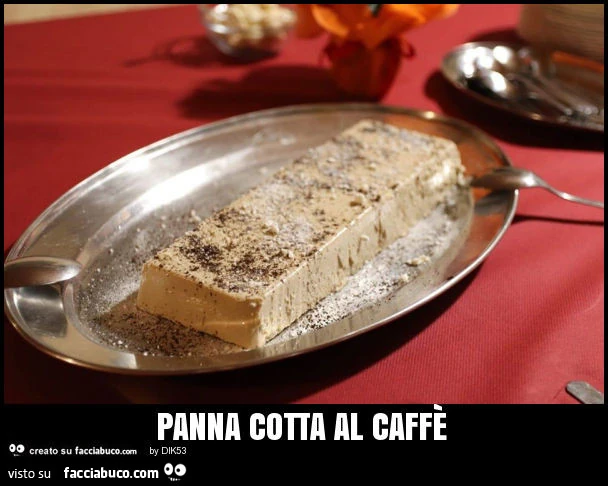 Panna cotta al caffè