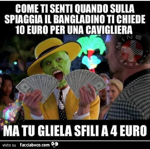 Come ti senti quando sulla spiaggia il bangladino