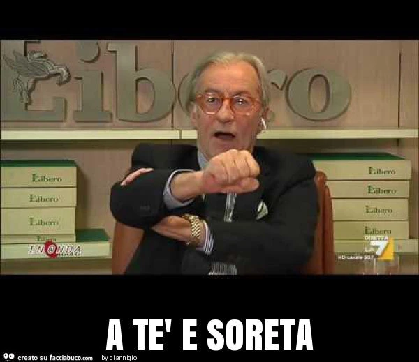 A tè e soreta