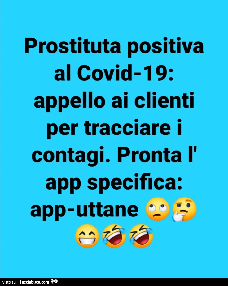 Prostituta positiva al covid-19: appello ai clienti per tracciare i contagi. Pronta il app specifica: apputtane