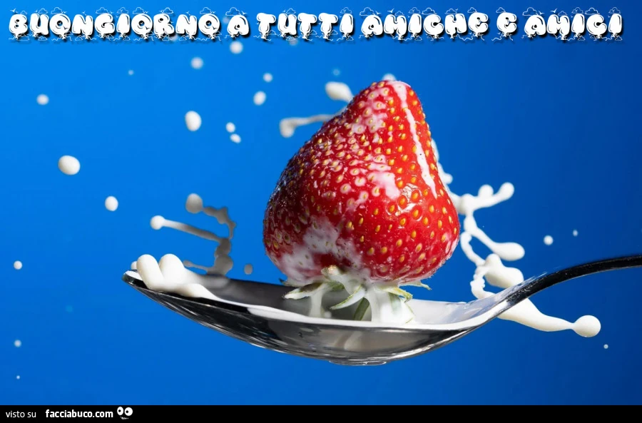 Buongiorno a tutti amiche e amici