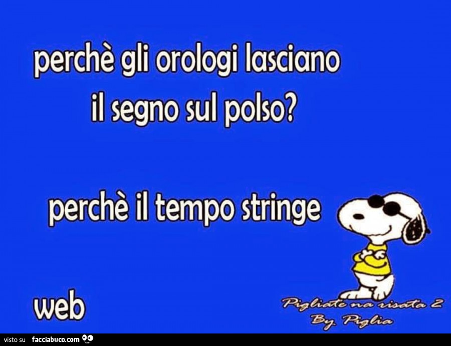 Perché gli orologi lasciano il segno sul polso? Perché il tempo stringe