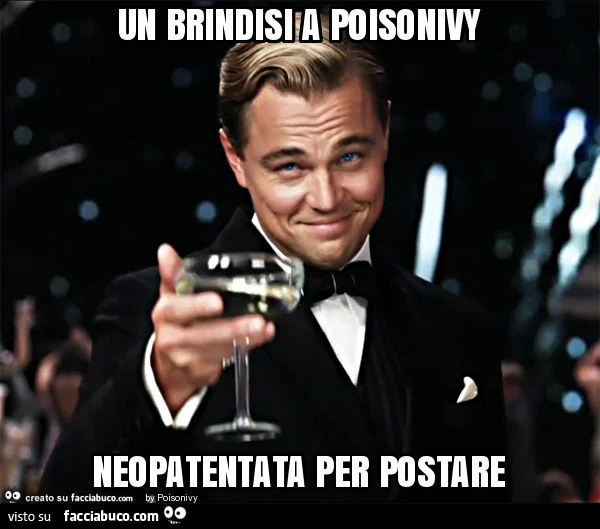 Un brindisi a poisonivy neopatentata per postare