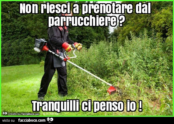 Non riesci a prenotare dal parrucchiere? Tranquilli ci penso io