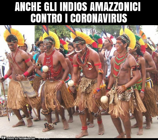 Anche gli indios amazzonici contro i coronavirus