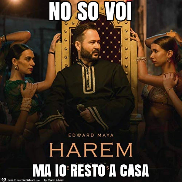 No so voi ma io resto a casa