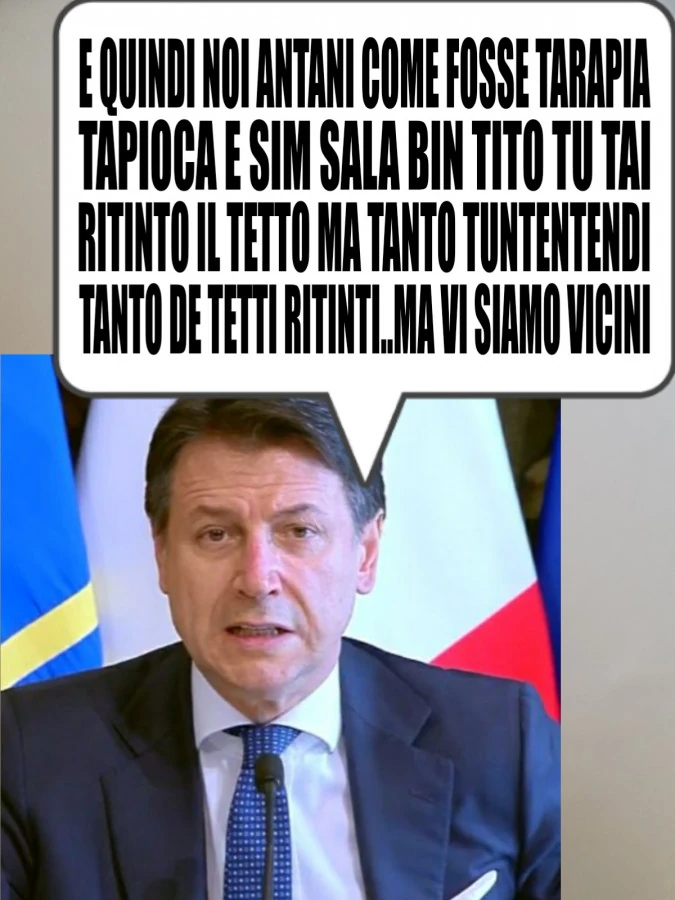 Il discorso di Conte